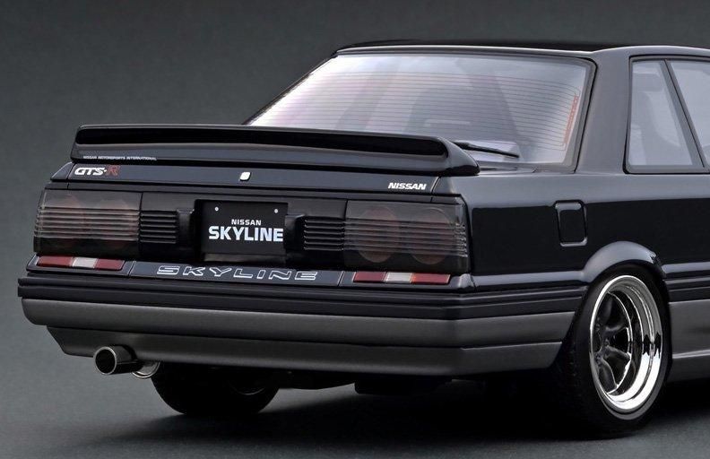 IG3510 1/18 Nissan Skyline GTS-R (R31) Black/Gun Metallic