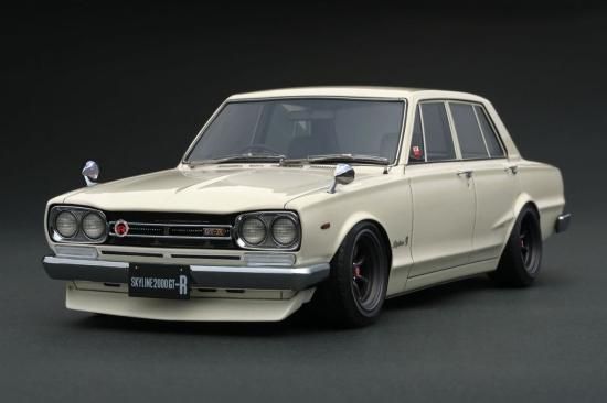 IG3513 1/18 Nissan Skyline 2000 GT-R (PGC10) White - ig-model