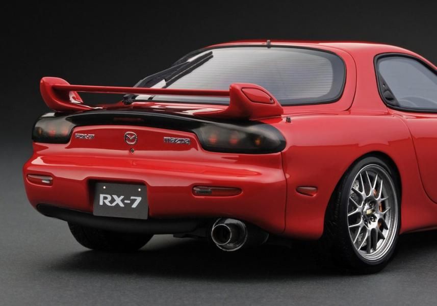 IG3605 1/18 MAZDA RX-7 (FD3S) Spirit R Type A Red - ig-model