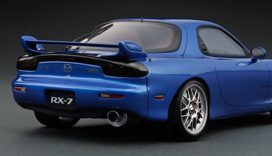 IG3607 1/18 MAZDA RX-7 (FD3S) Spirit R Type A Blue Metallic - ig-model