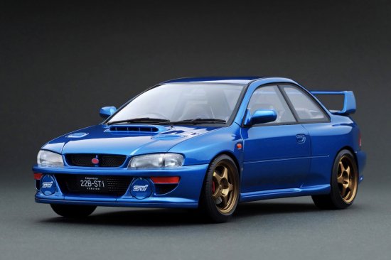 ☆予約商品 IG3668 1/18 SUBARU Impreza 22B-STi Version (GC8改) Blue - ig-model