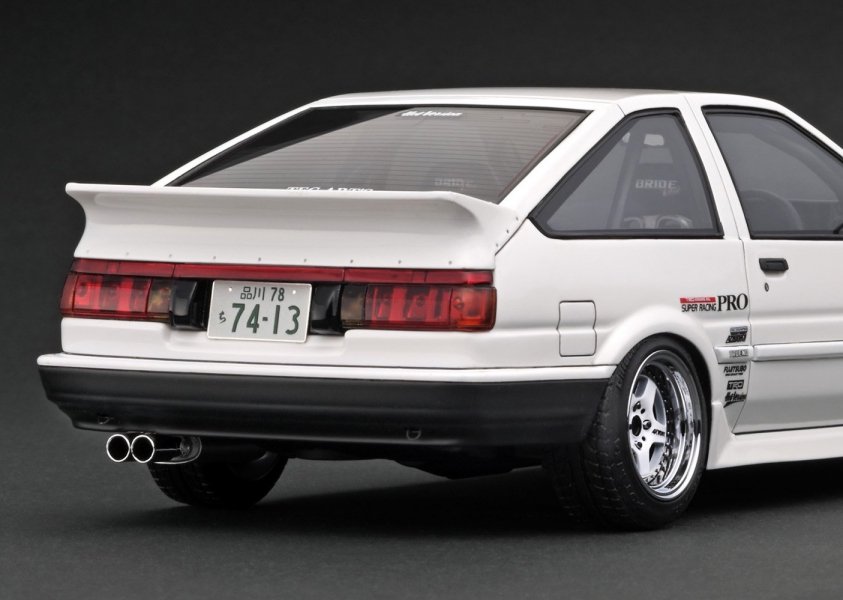 予約商品 IG3489 1/18 Toyota Sprinter Trueno (AE86) 3Door TK-Street Ver White -  ig-model