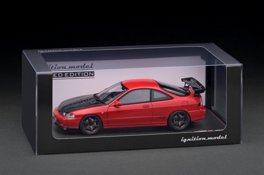 限定生産】 IG3057 1/18 Honda INTEGRA (DC2) TYPE R Red With Engine - ig-model