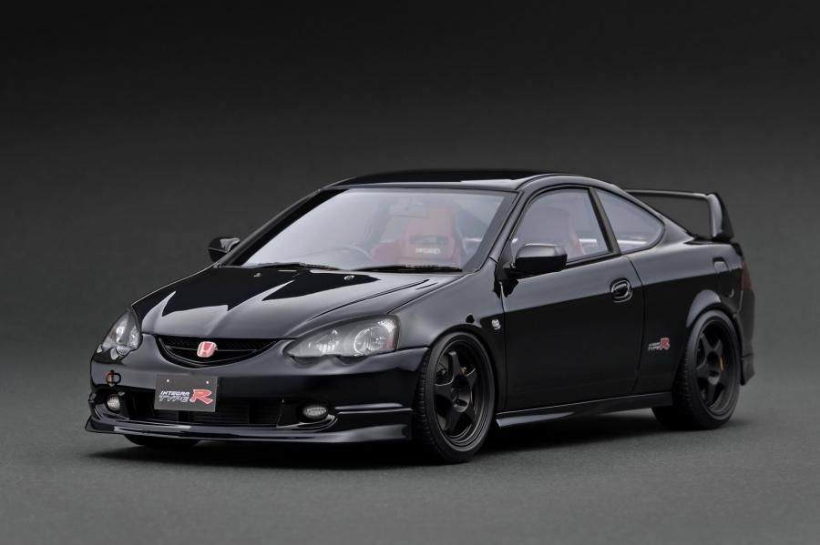 限定生産】 IG3330 1/18 Honda INTEGRA (DC5) TYPE R Black With
