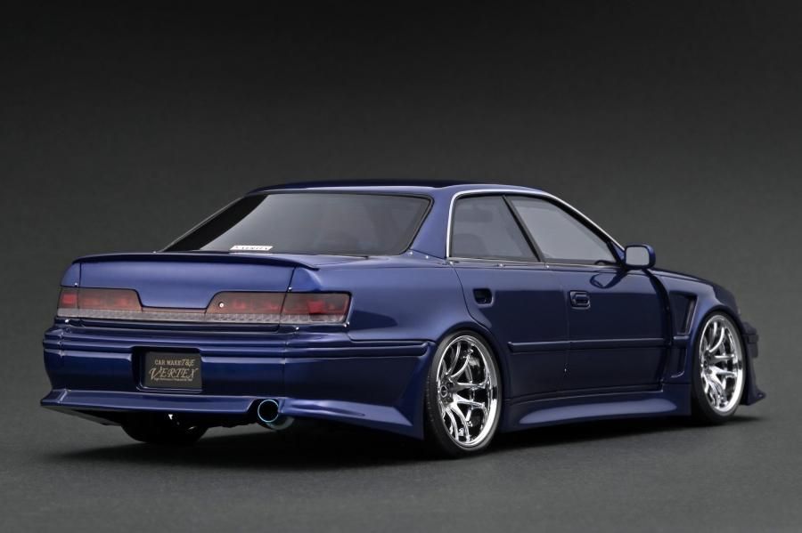 IG3581 1/18 VERTEX JZX100 MARK-II Blue Metallic - ig-model