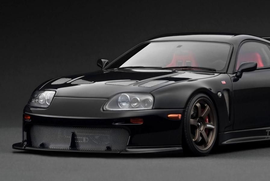 IG3599 1/18 Toyota Supra (A80) TRD 3000GT Black - ig-model
