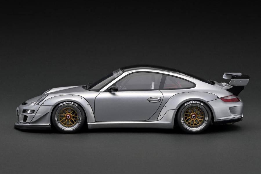 WEB限定】IG3253 1/18 RWB 997 GT3 Silver With RWB Suitcase - ig-model