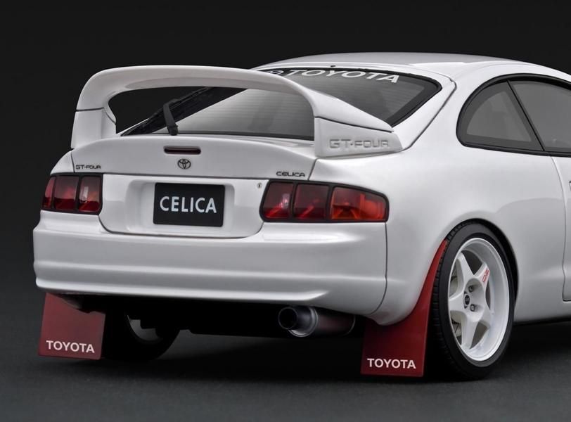 やっちゃんページ IG3681 1/18 Toyota Celica GT-FOUR (ST205) White - ig-model
