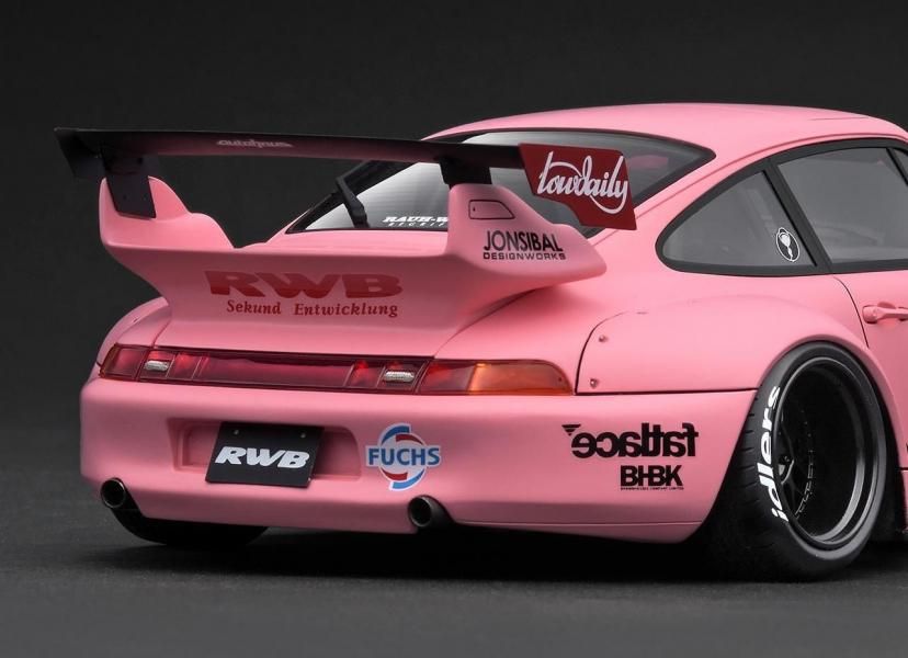 RWB993 CARMEN ピンク 1/18 ignition model 6/1 予約締切 RWB 993 Matte Pink (1/18 Scale
