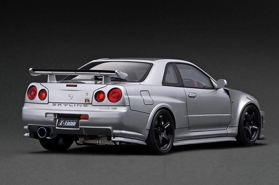 蔵出しモデル】＊IG3224 1/18 Nismo R34 GT-R Z-tune Silver