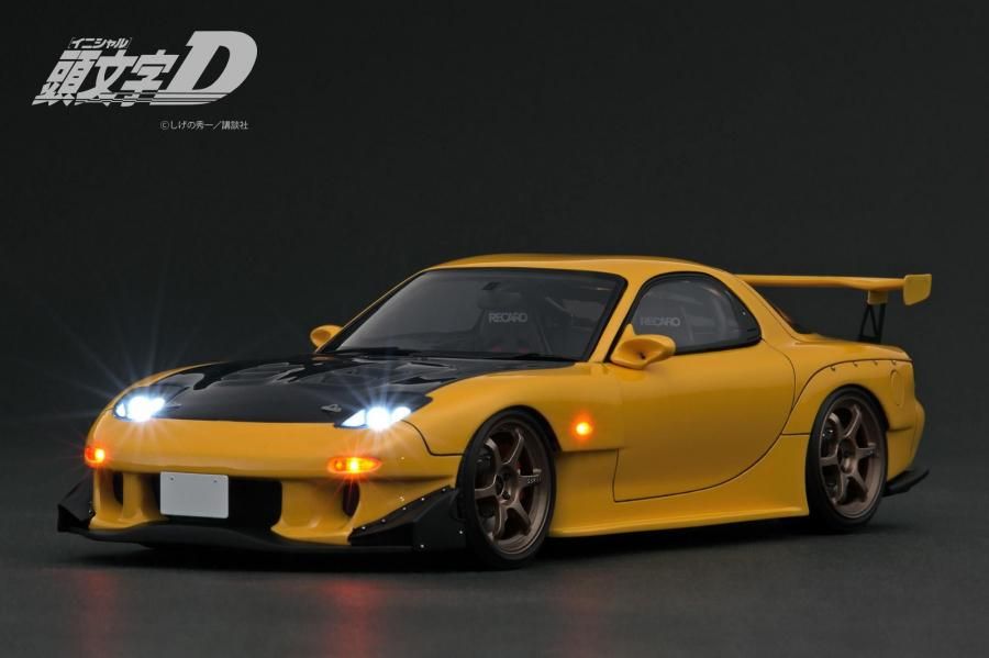 WEB限定】 【受注生産】 IG3801 1/18 INITIAL D Mazda RX-7