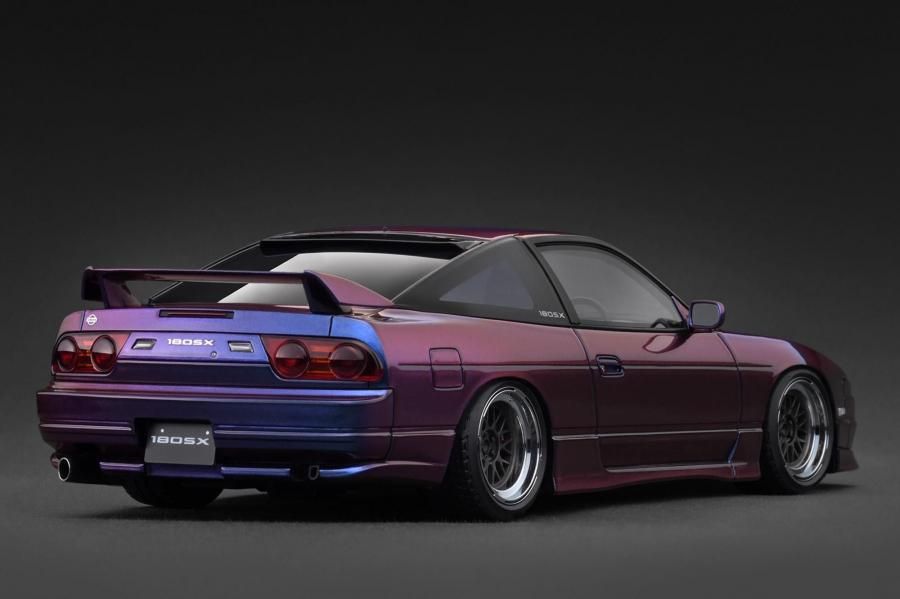 あ IG3762 1/18 Nissan 180SX TYPE X (RPS13) Purple Metallic - ig