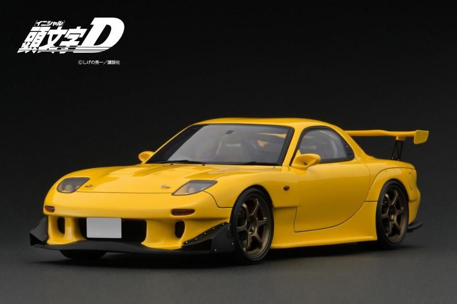 出品復活 MAZDA RX-7 fd3s 美品 WEB限定】 【受注生産】IG3800 1/18 INITIAL D Mazda RX-7 (FD3S