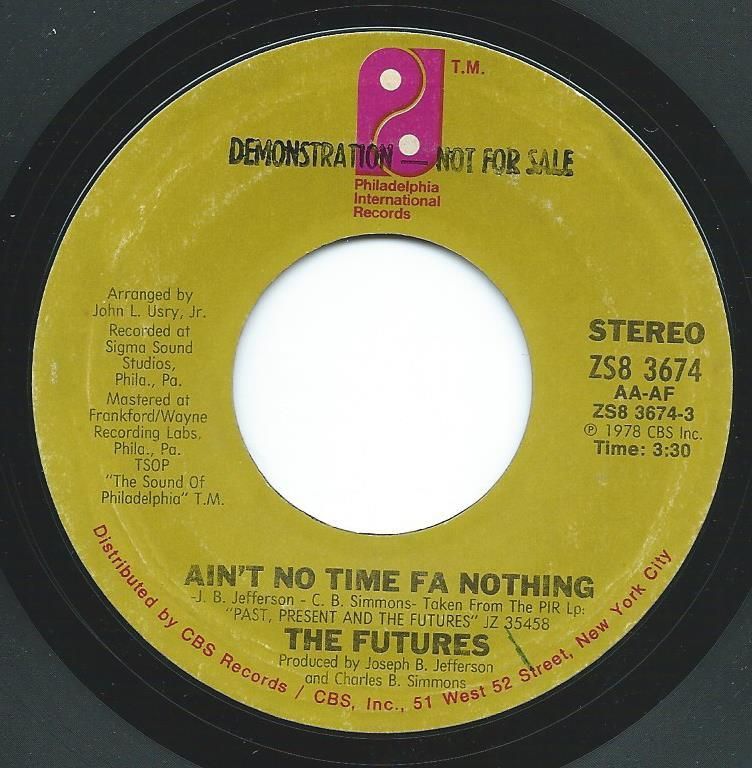 訳あり THE FUTURES / AIN'T NO TIME FA NOTHING / (YOU'RE THE ONE 邦楽