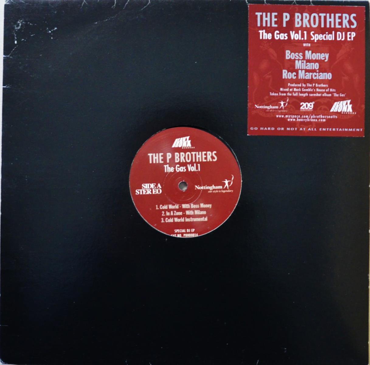 THE P BROTHERS / COLD WORLD (FT.BOSS MONEY)  (THE GAS VOL. 1) (12