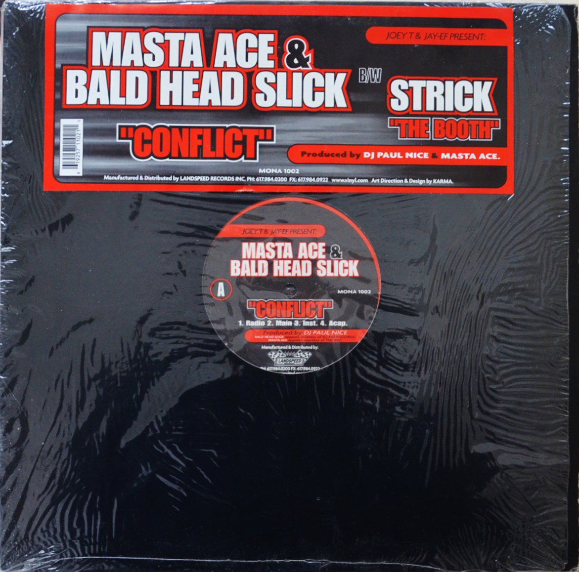 MASTA ACE & BALD HEAD SLICK / STRICK / CONFLICT (PROD BY DJ PAUL NICE) / THE BOOTH (12