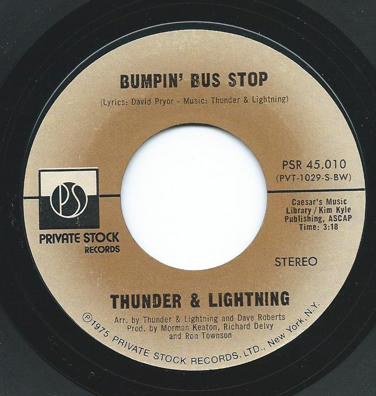 THUNDER & LIGHTNING / BUMPIN' BUS STOP (7