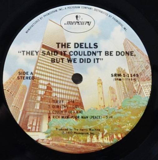 THE DELLS / THEY SAID IT COULDN'T BE DONE, BUT WE DID IT! (LP) HIP