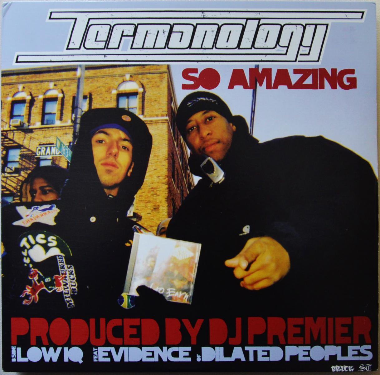 TERMANOLOGY / SO AMAZING (PROD BY.DJ PREMIER) / LOW IQ (PROD BY.EVIDENCE) (12