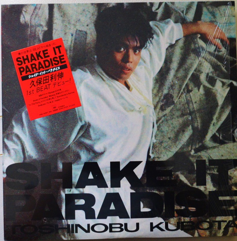  TOSHINOBU KUBOTA / åȡѥ SHAKE IT PARADISE (LP)