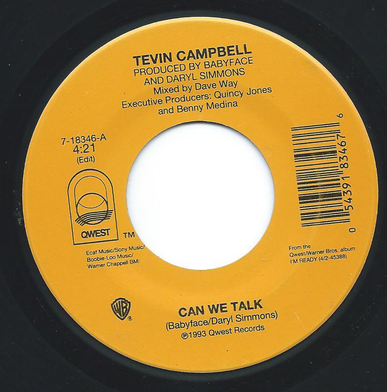 TEVIN CAMPBELL / CAN WE TALK / LOOK AT WHAT WE'D HAVE (IF YOU WERE MINE) (7