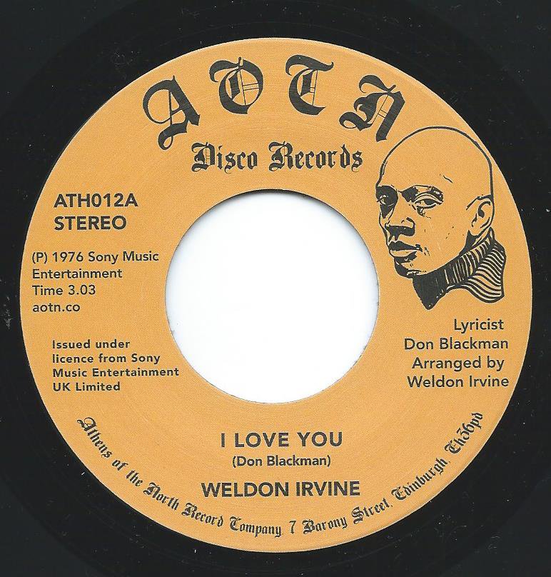 WELDON IRVINE / I LOVE YOU / WHAT'S GOING ON ? (7