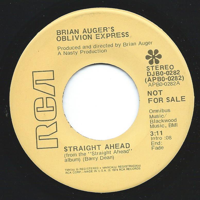 BRIAN AUGER'S OBLIVION EXPRESS / STRAIGHT AHEAD / BEGINNING AGAIN (7