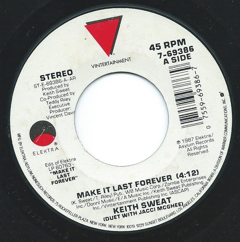 KEITH SWEAT / MAKE IT LAST FOREVER (7