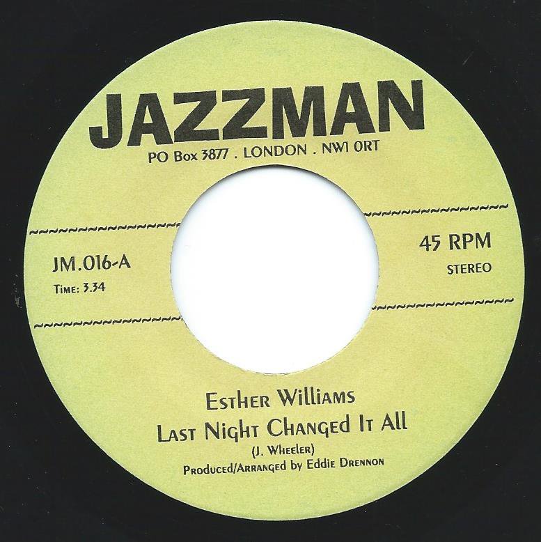 ESTHER WILLIAMS / TOMMIE YOUNG / LAST NIGHT CHANGED IT ALL / HIT