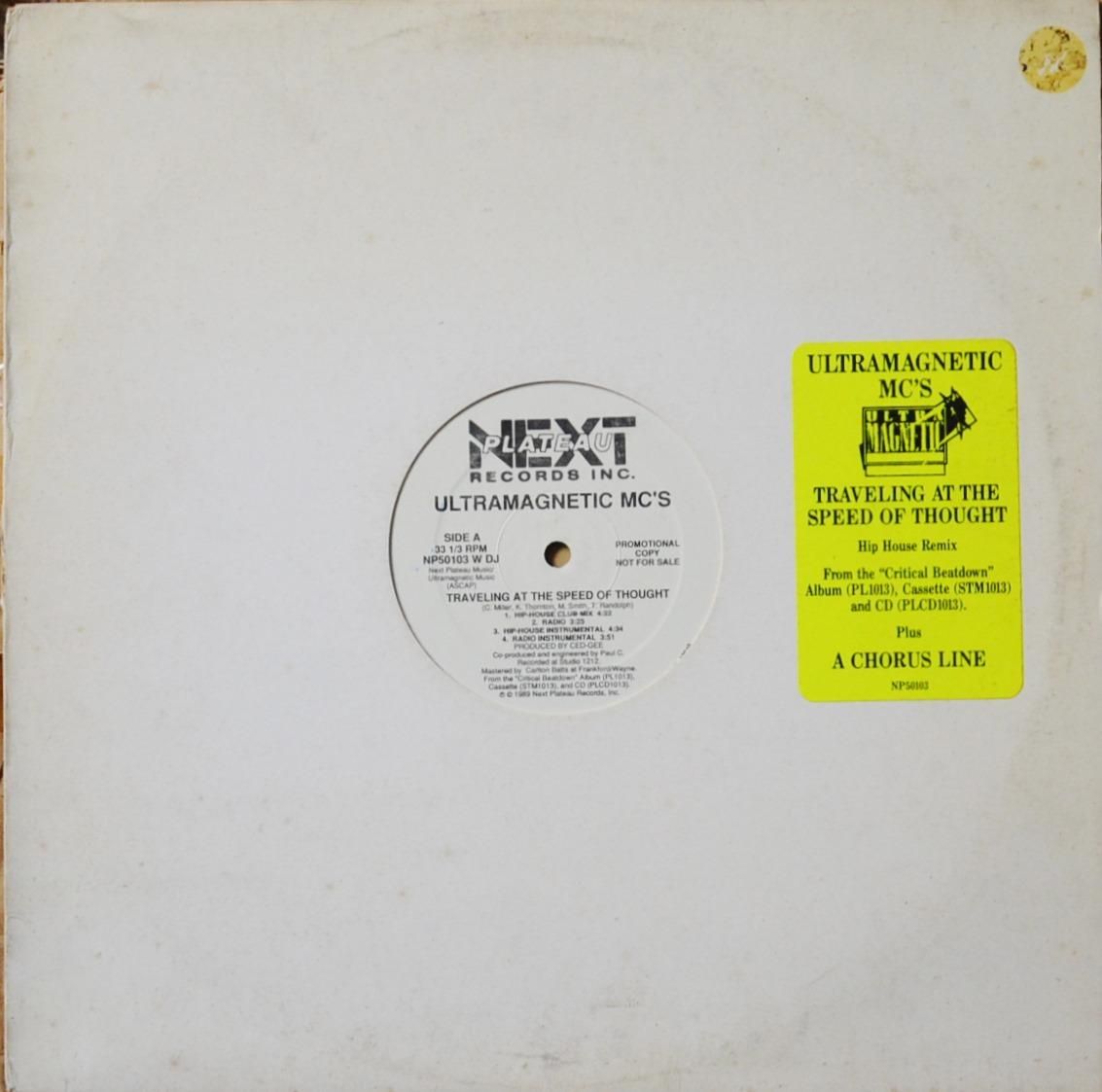 MC'S / TRAVELING AT THE SPEED OF THOUGHT / A CHORUS LINE