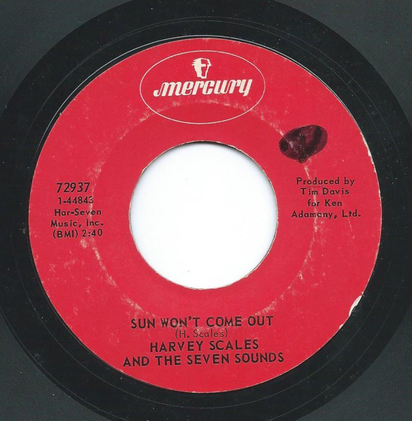 HARVEY SCALES / SUN WON'T COME OUT / SHAKE YOUR POWER (7