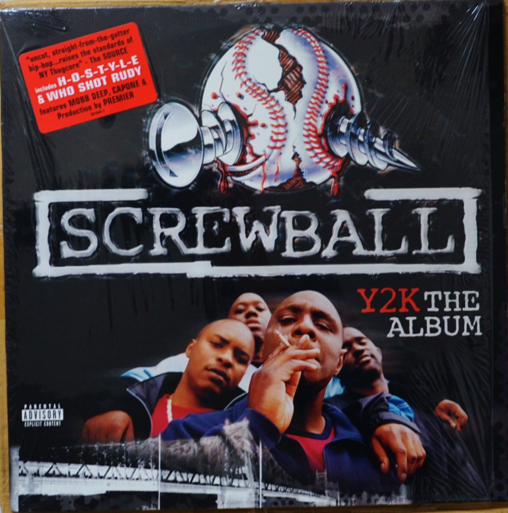 SCREWBALL (PROD BY. DJ PREMIER,GODFATHER DON,PETE ROCK,MARLEY MARL...) / Y2K (2LP)