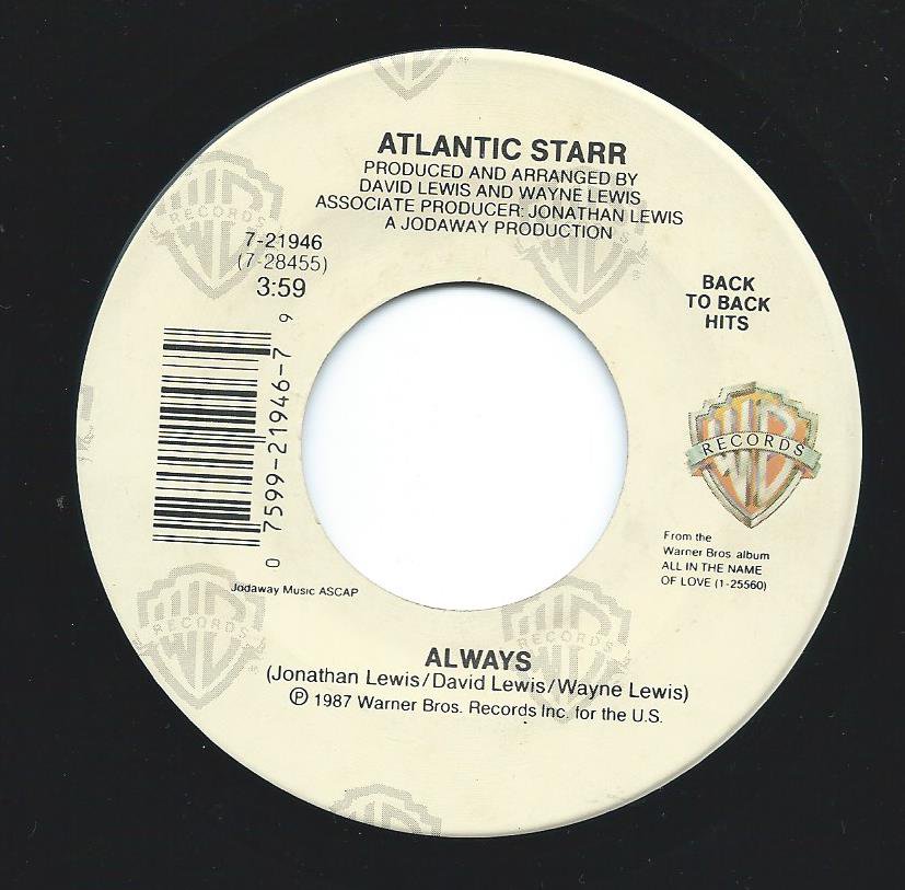 ATLANTIC STARR / ALWAYS / ALL IN THE NAME OF LOVE (7