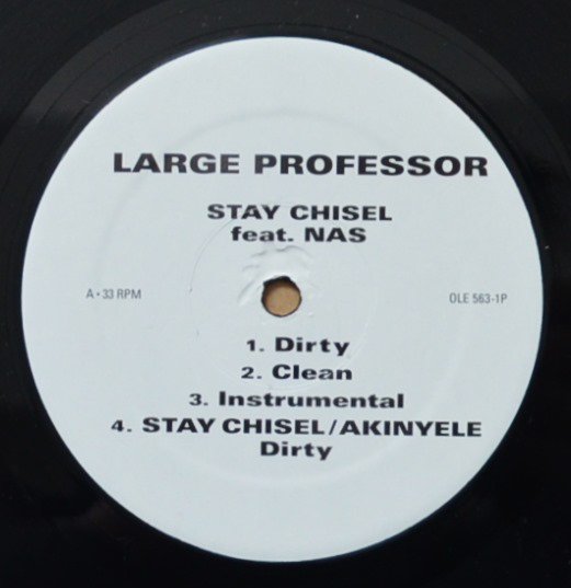 LARGE PROFESSOR ‎/ STAY CHISEL (FEAT.NAS) / AKINYELE (12