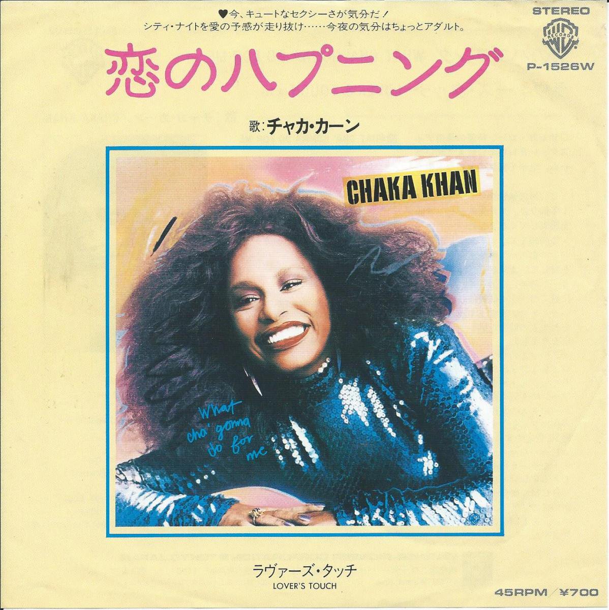 CHAKA KHAN WHAT CHA GONNA DO FOR