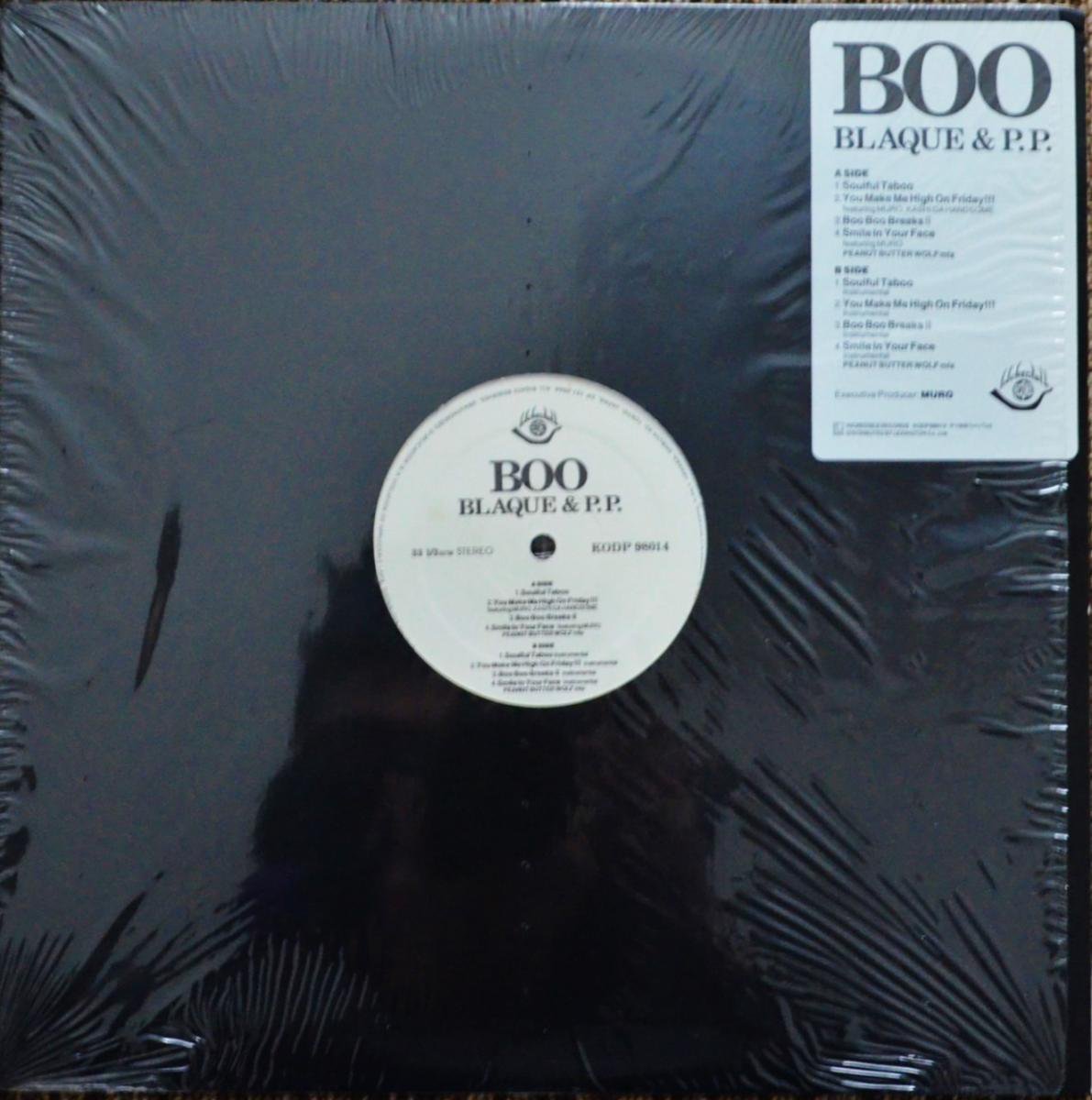 BOO / BLAQUE & P.P. EP (inc,SMILE IN YOUR FACE - PEANUT BUTTER WOLF RMX...) (12