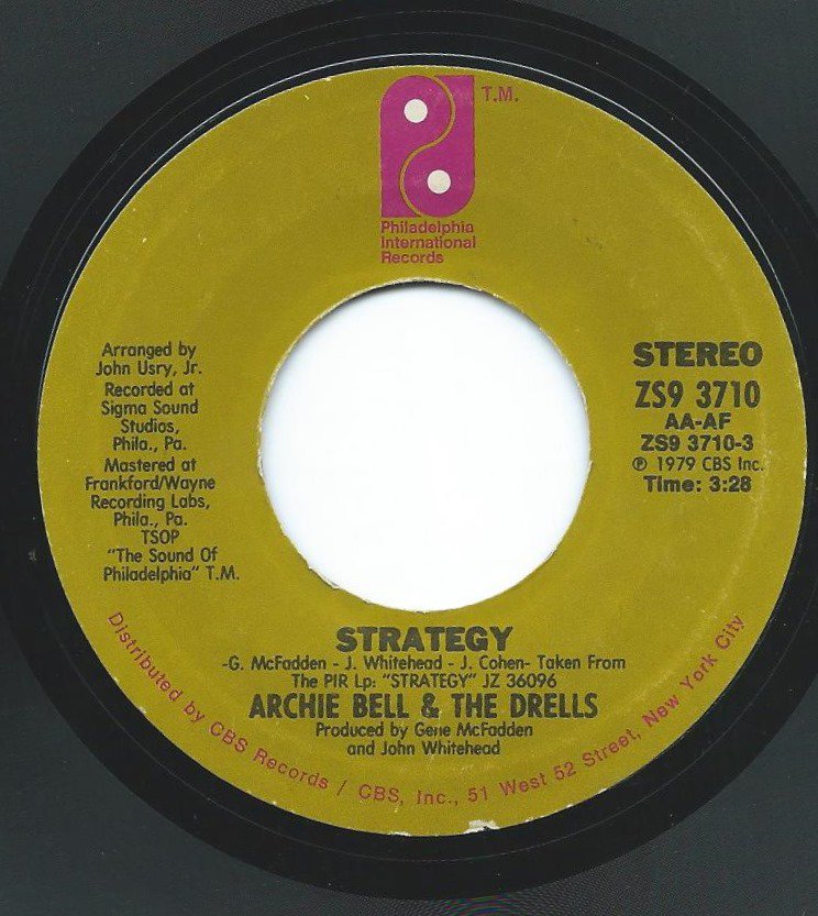 ARCHIE BELL & THE DRELLS / STRATEGY / WE GOT 'UM DANCIN' (7