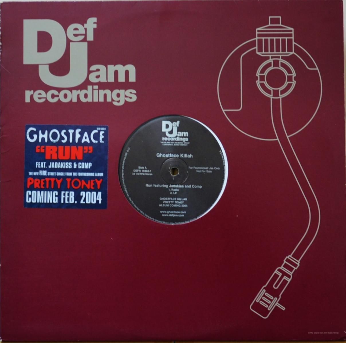 GHOSTFACE KILLAH (FEAT.JADAKISS,COMP) / RUN (PROD BY RZA