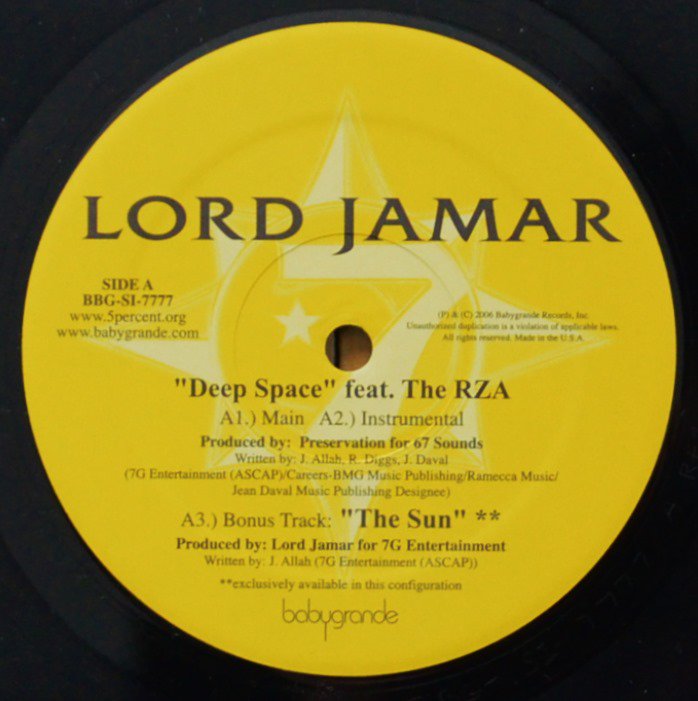 LORD JAMAR / DEEP SPACE (FEAT.RZA) / THE SUN / THE CORNER,THE STREETS (FEAT.GRAND PUBA) (12