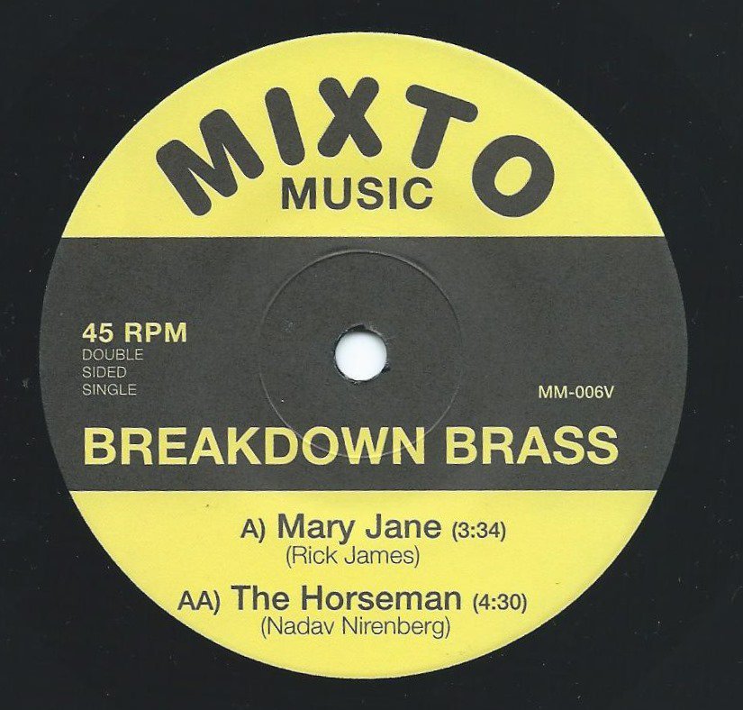BREAKDOWN BRASS ‎/ MARY JANE / THE HORSEMAN (7