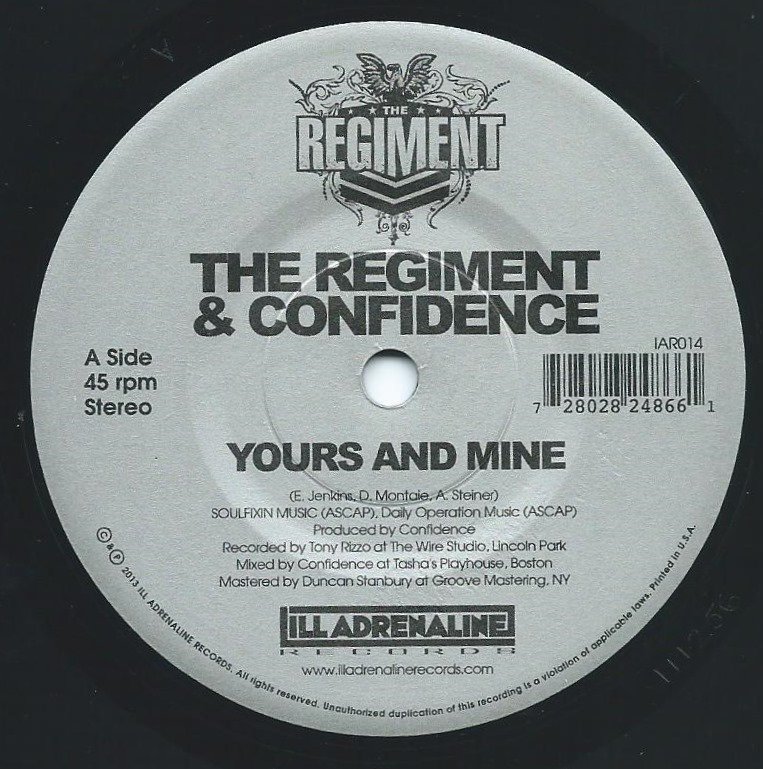 THE REGIMENT & CONFIDENCE / YOURS AND MINE / WE GON (7