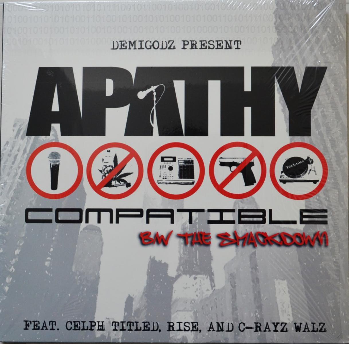 APATHY ‎/ COMPATIBLE / THE SMACKDOWN (PROD BY CELPH TITLED) (12