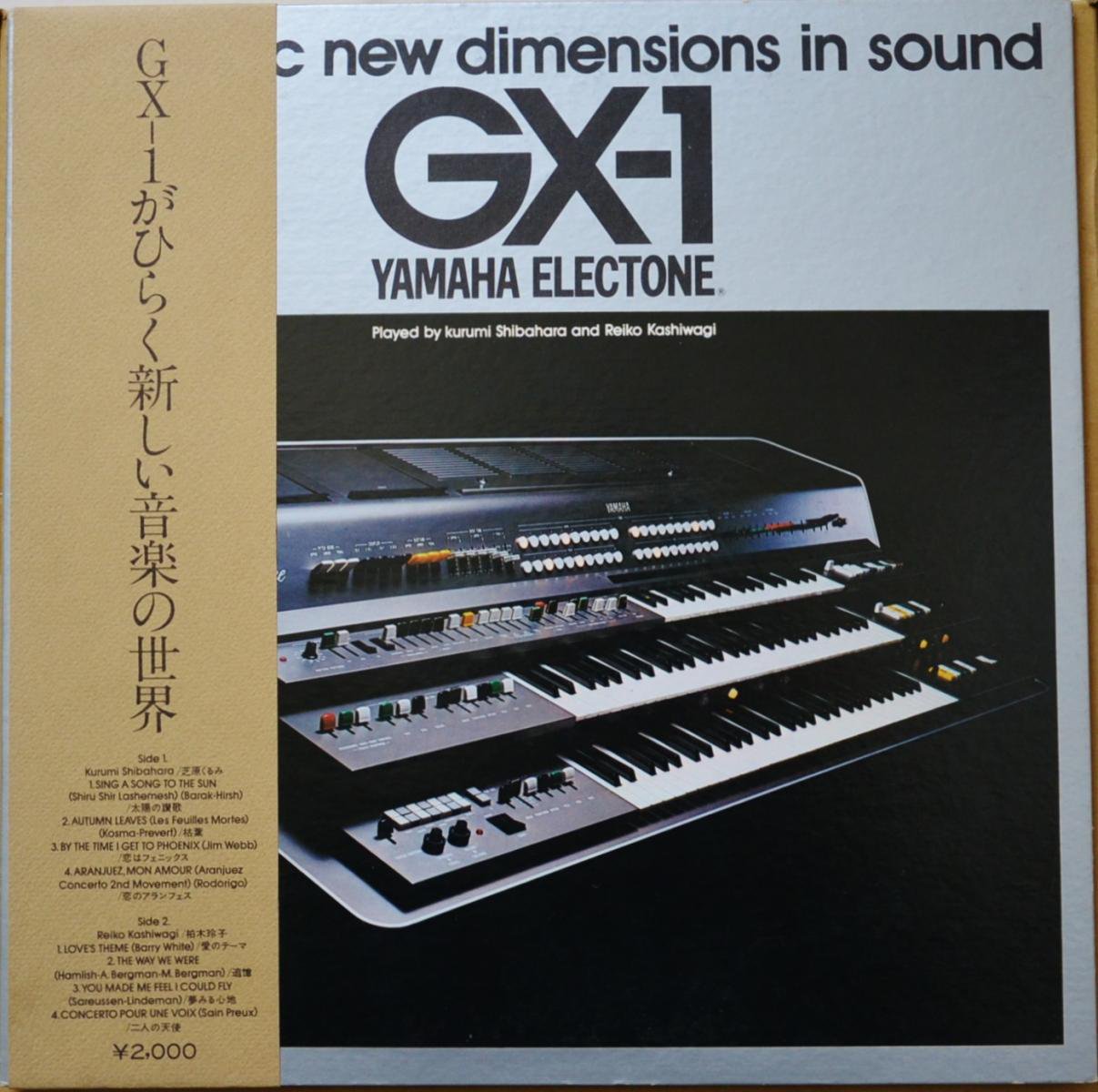 芝原くるみ,柏木玲子 (KURUMI SHIBAHARA,REIKO KASHIWAGI) / DRAMATIC NEW DIMENSIONS IN  SOUND GX-1 (LP) - HIP TANK RECORDS