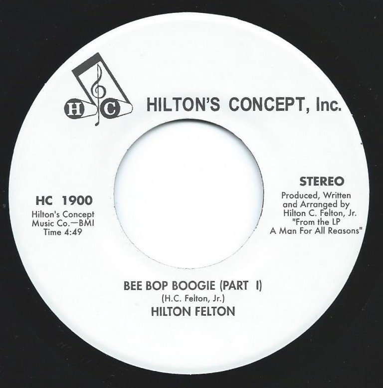 HILTON FELTON / BEE BOP BOOGIE (7