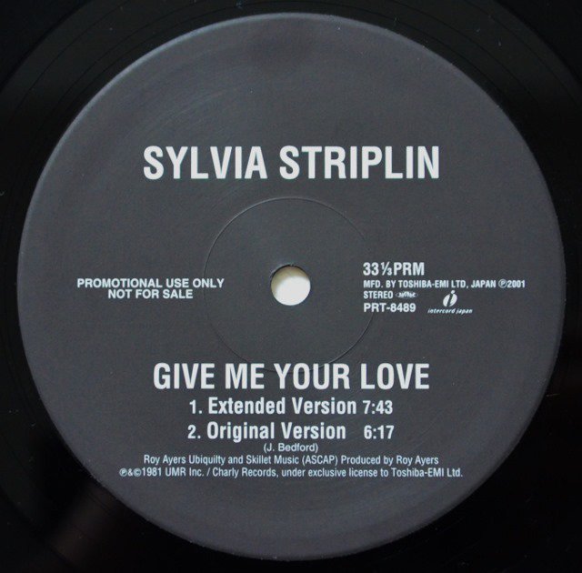 Sylvia Striplin / Incredible Bongo Band / Billy Squier - Give Me