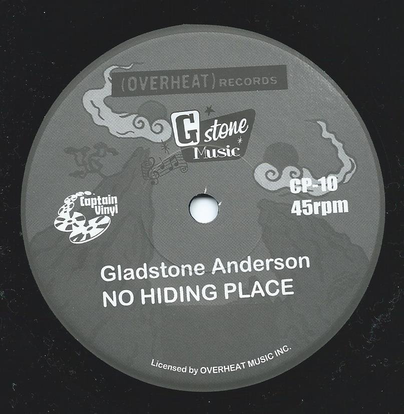 GLADSTONE ANDERSON ‎/ NO HIDING PLACE / I NEVER BEEN IN LOVE (7