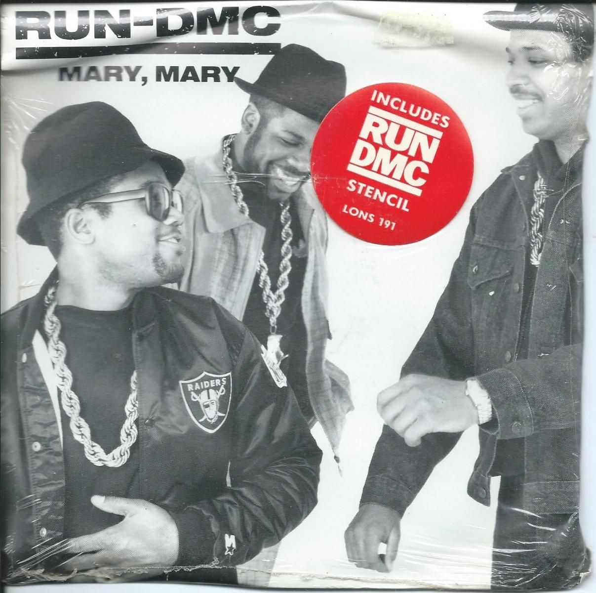 RUNDMC ‎/ MARY MARY / RAISING HELL (7") HIP TANK RECORDS