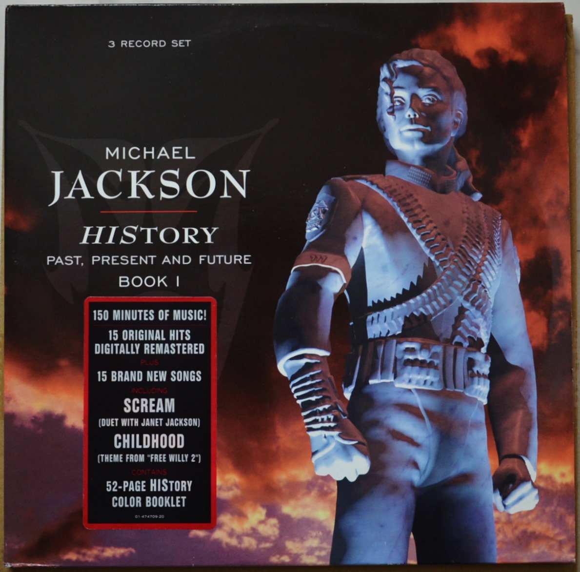 MICHAEL JACKSON ‎/ HISTORY - PAST,PRESENT AND FUTURE - BOOK I (3LP)
