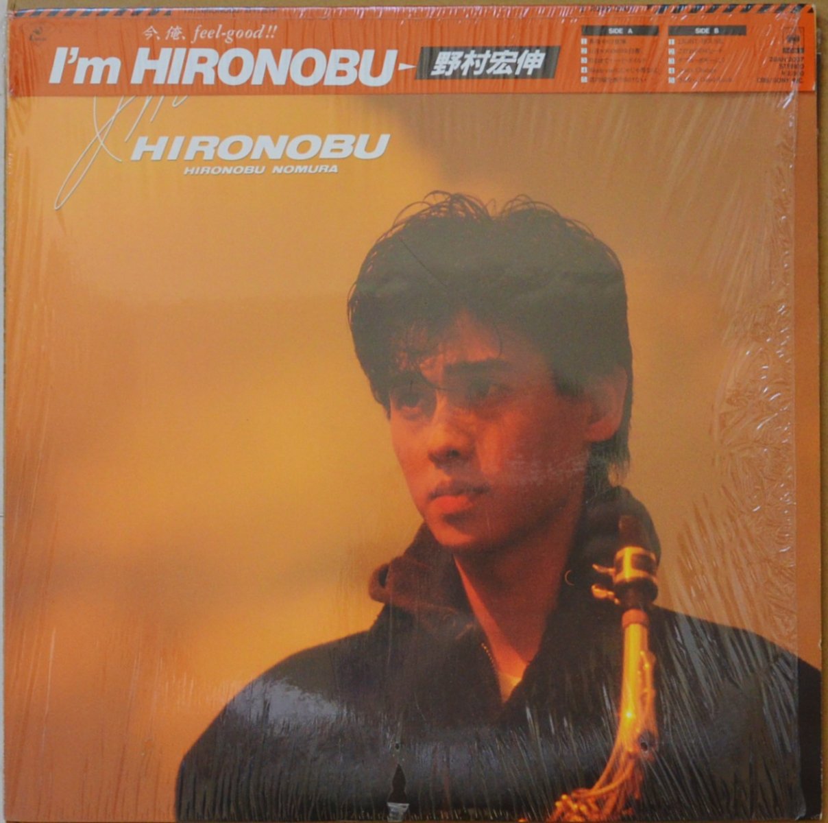 野村宏伸 HIRONOBU NOMURA / I'M HIRONOBU (LP)