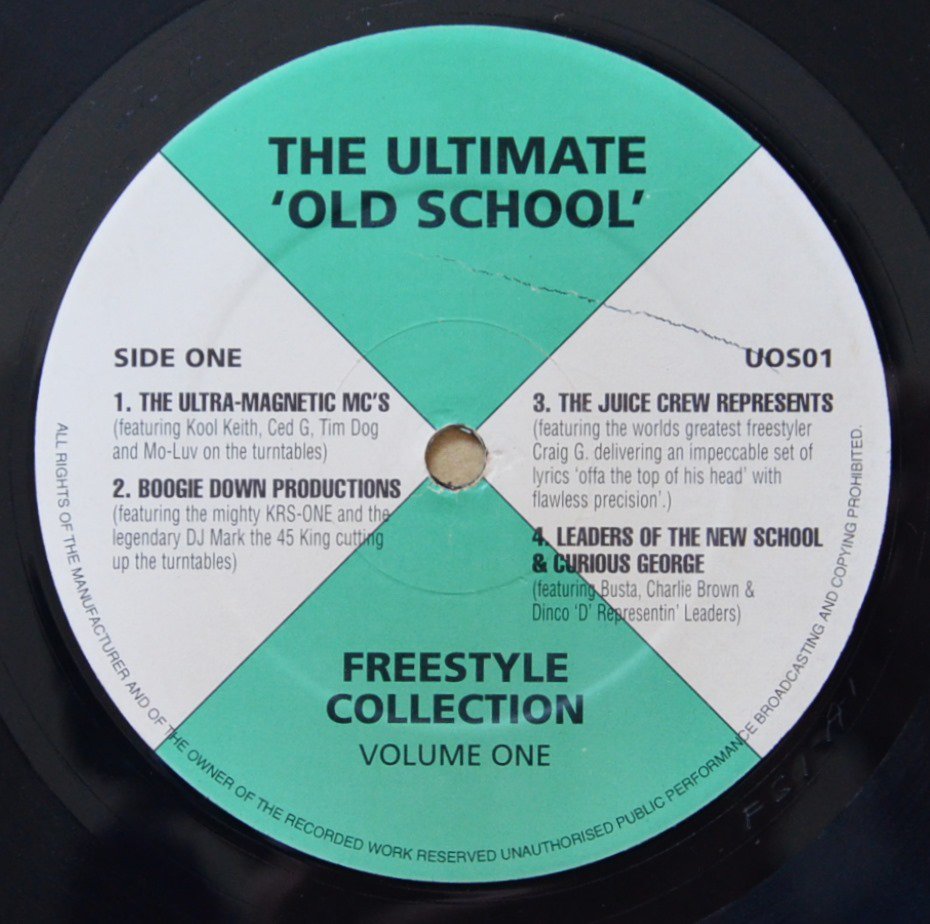 V.A.(ULTRAMAGNETIC MC'S...) / THE ULTIMATE 'OLD SCHOOL' FREESTYLE  COLLECTION VOLUME ONE (12